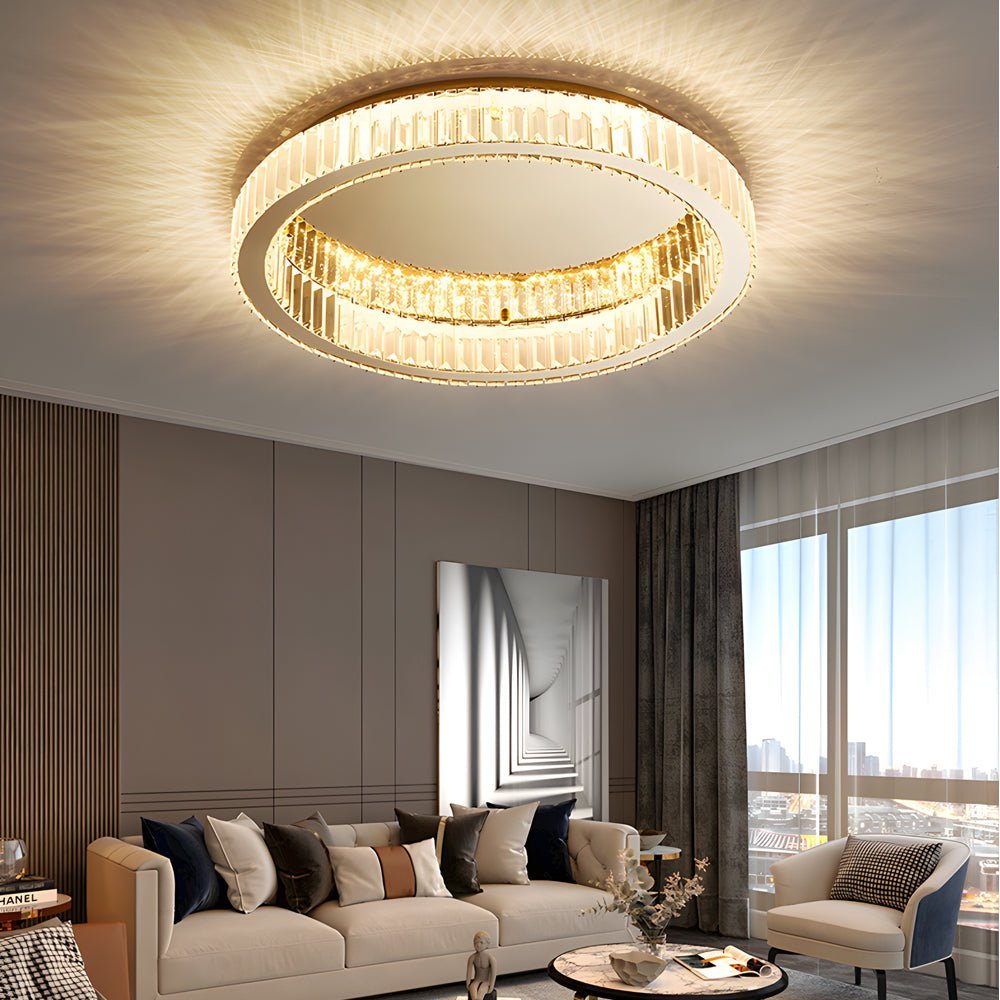 RAVENWOOD CRYSTAL DOME DIMMER CEILING LANTERN