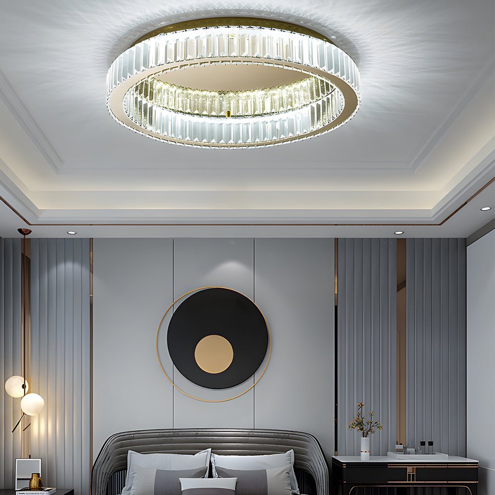 RAVENWOOD CRYSTAL DOME DIMMER CEILING LANTERN