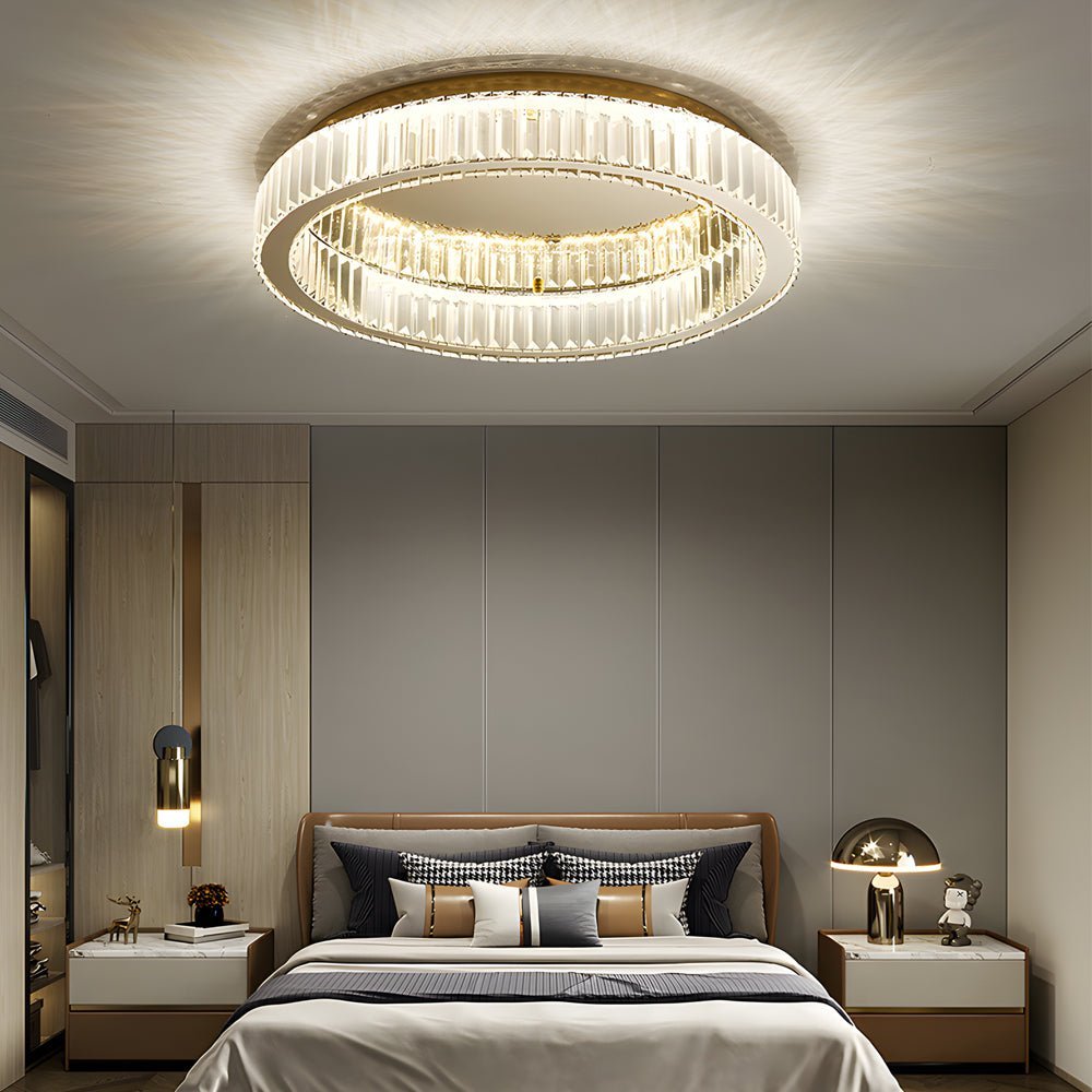 RAVENWOOD CRYSTAL DOME DIMMER CEILING LANTERN
