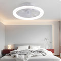 WINTHORPE CIRCULAR DIMMABLE CEILING FAN WITH RGB LIGHTING AND REMOTE CONTROL