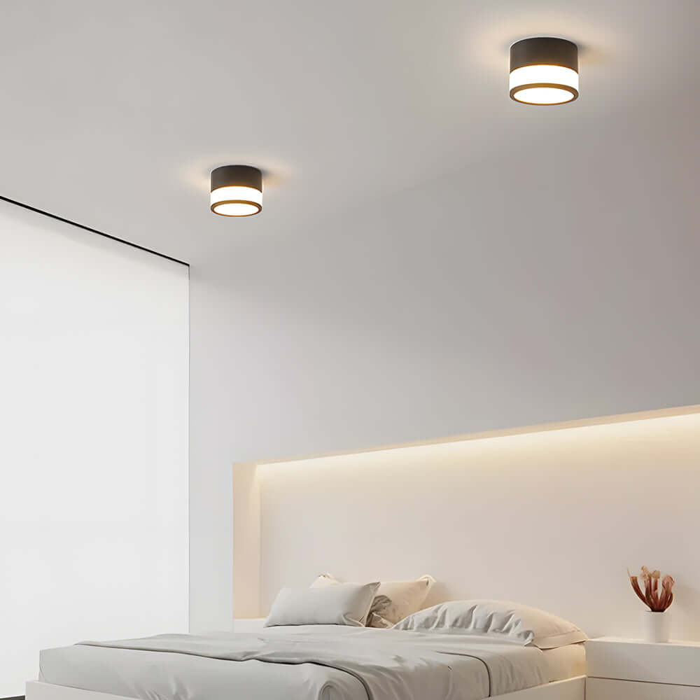 WINDSOR HORIZON ROUND FLUSH-MOUNT LED LIGHT