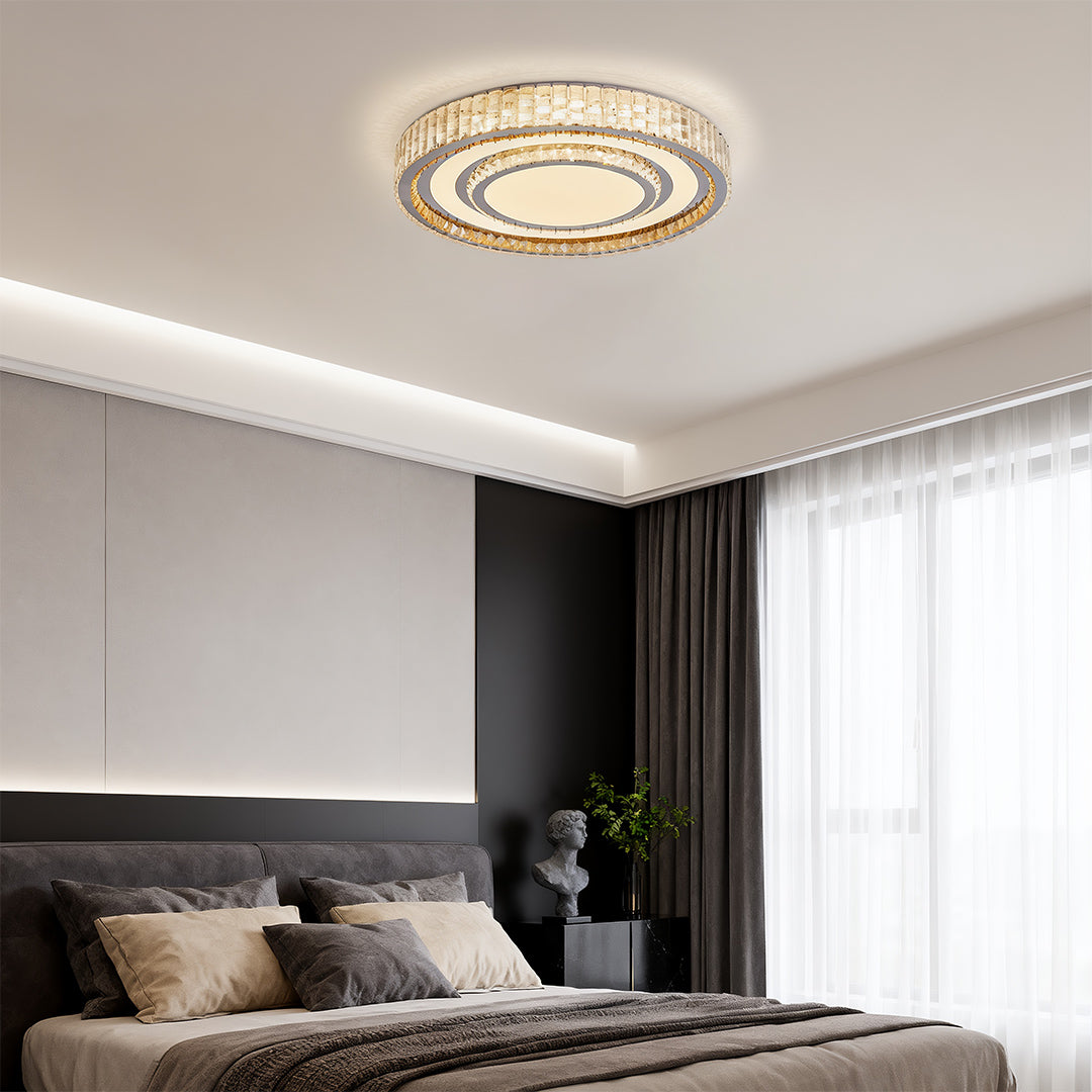 RAVENHURST CRYSTAL EMBRACE FLUSH LIGHT