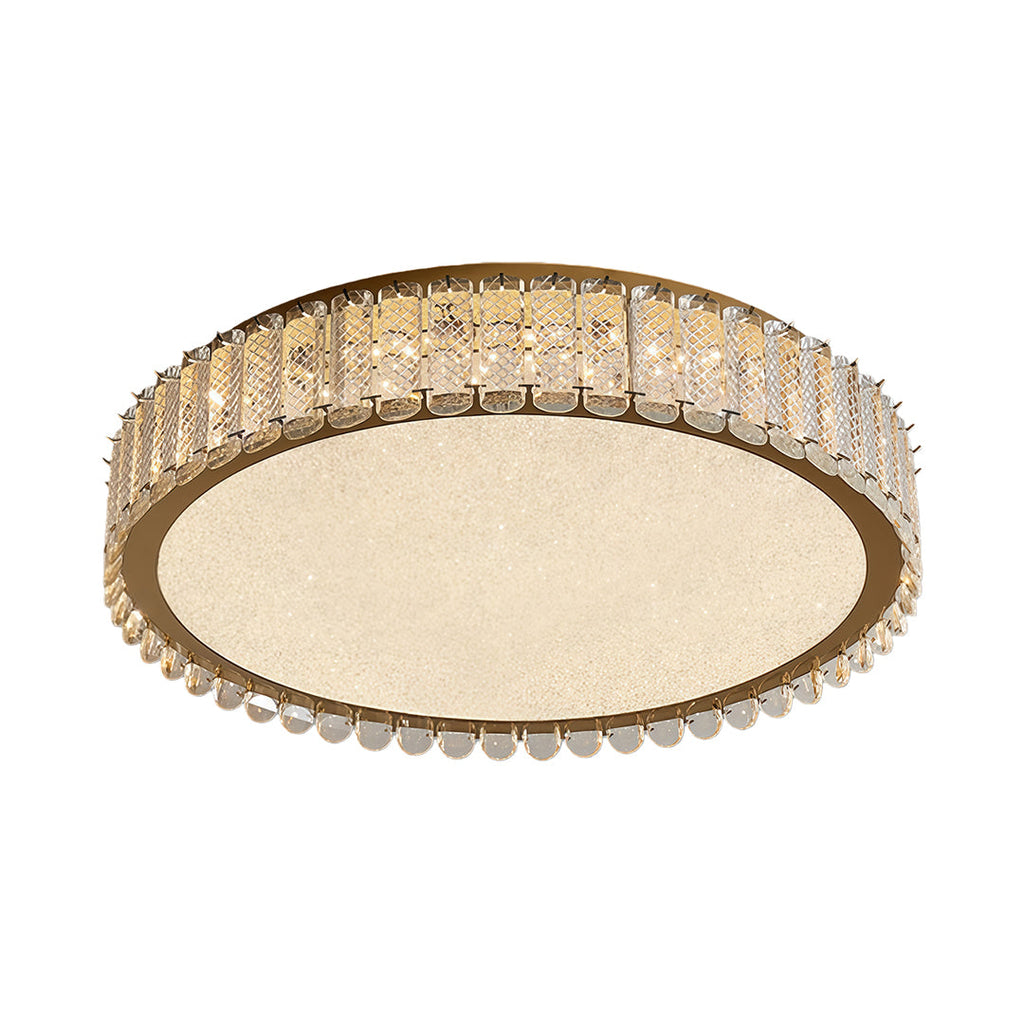 WINDSOR CRYSTAL FLUSH CEILING LIGHT