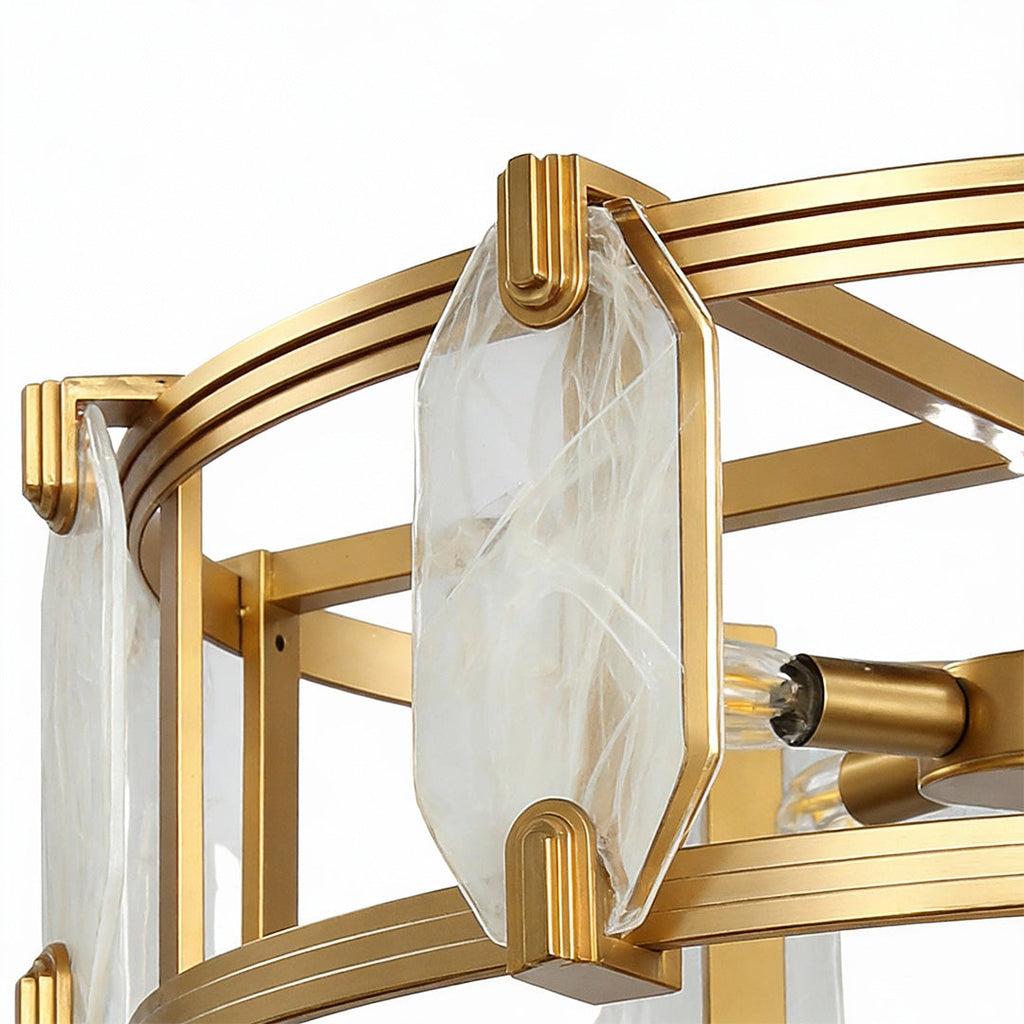 WINTHROP CIRCULAR CRYSTAL HANGING LANTERN