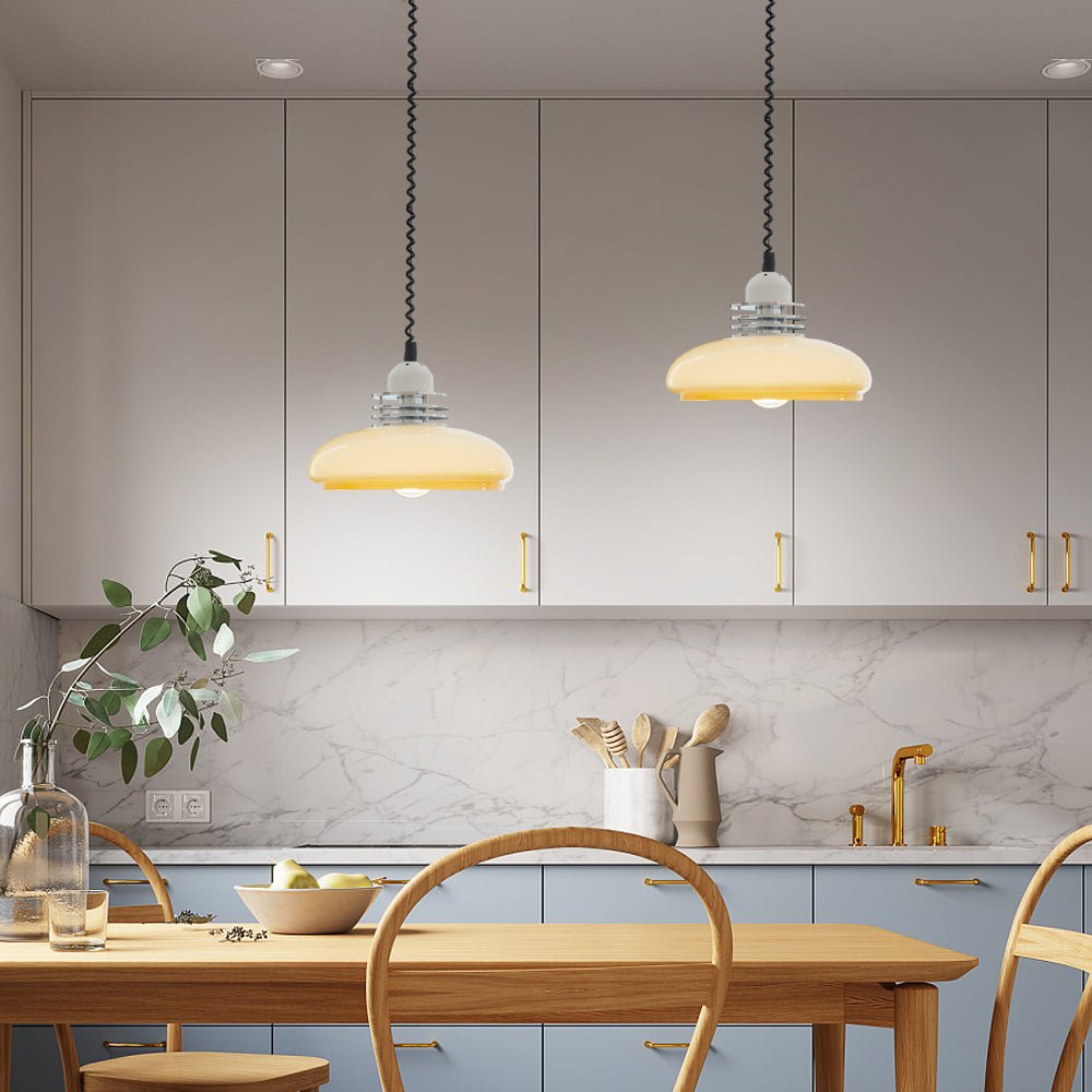WINDSOR CREAM ORB DIMMER PENDANT LIGHT