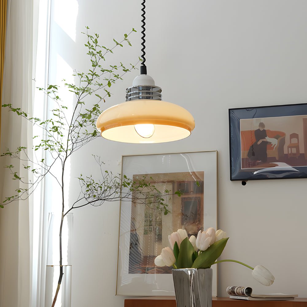 WINDSOR CREAM ORB DIMMER PENDANT LIGHT