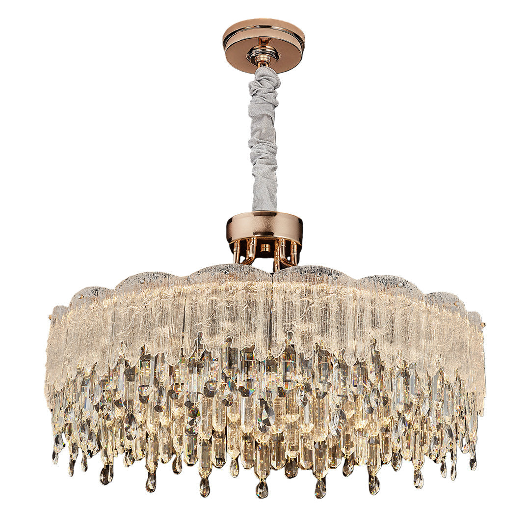 CHARLESTON CRYSTAL FRINGE CEILING LUMINAIRE