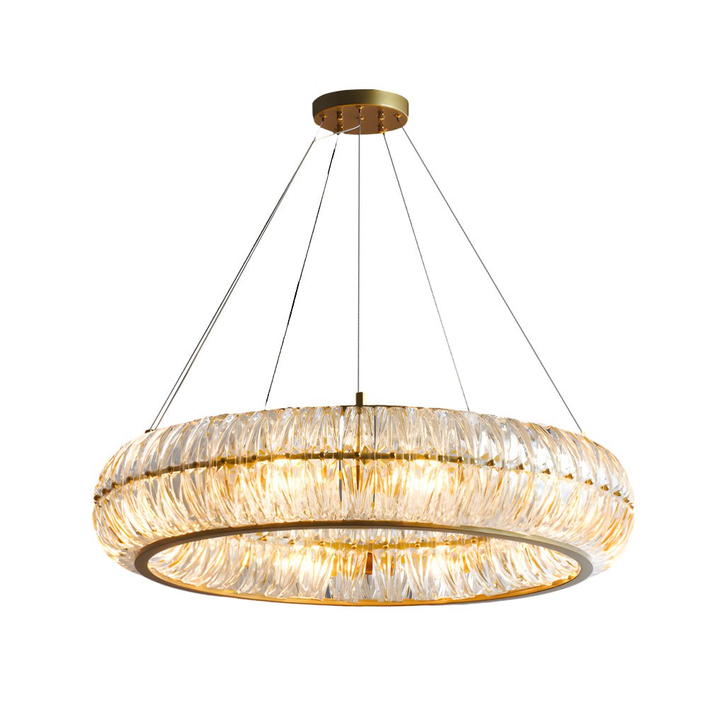WINDSOR GLASS TRIO DIMMER CHANDELIER