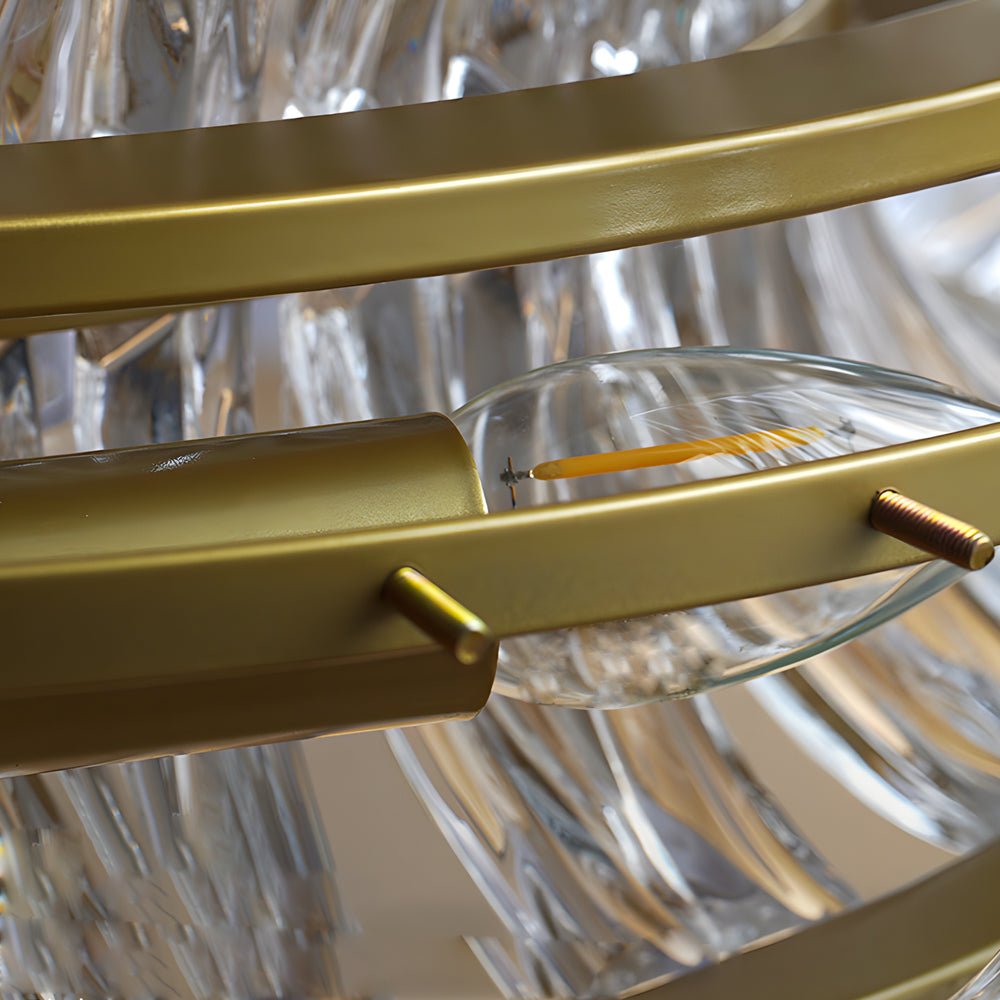 WINDSOR GLASS TRIO DIMMER CHANDELIER