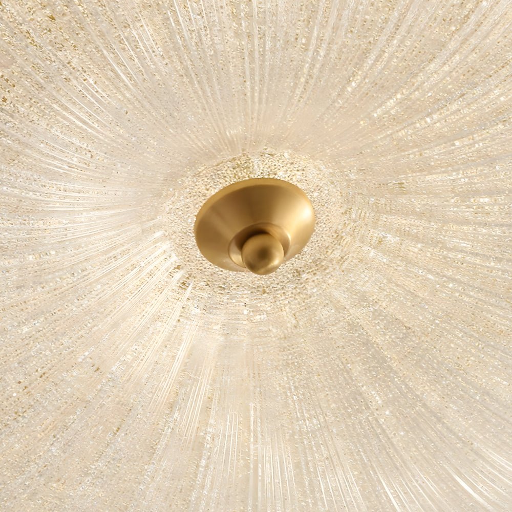 CHARLESTON COPPER TRILOGY CEILING LANTERN WITH DIMMING GLASS PETALS