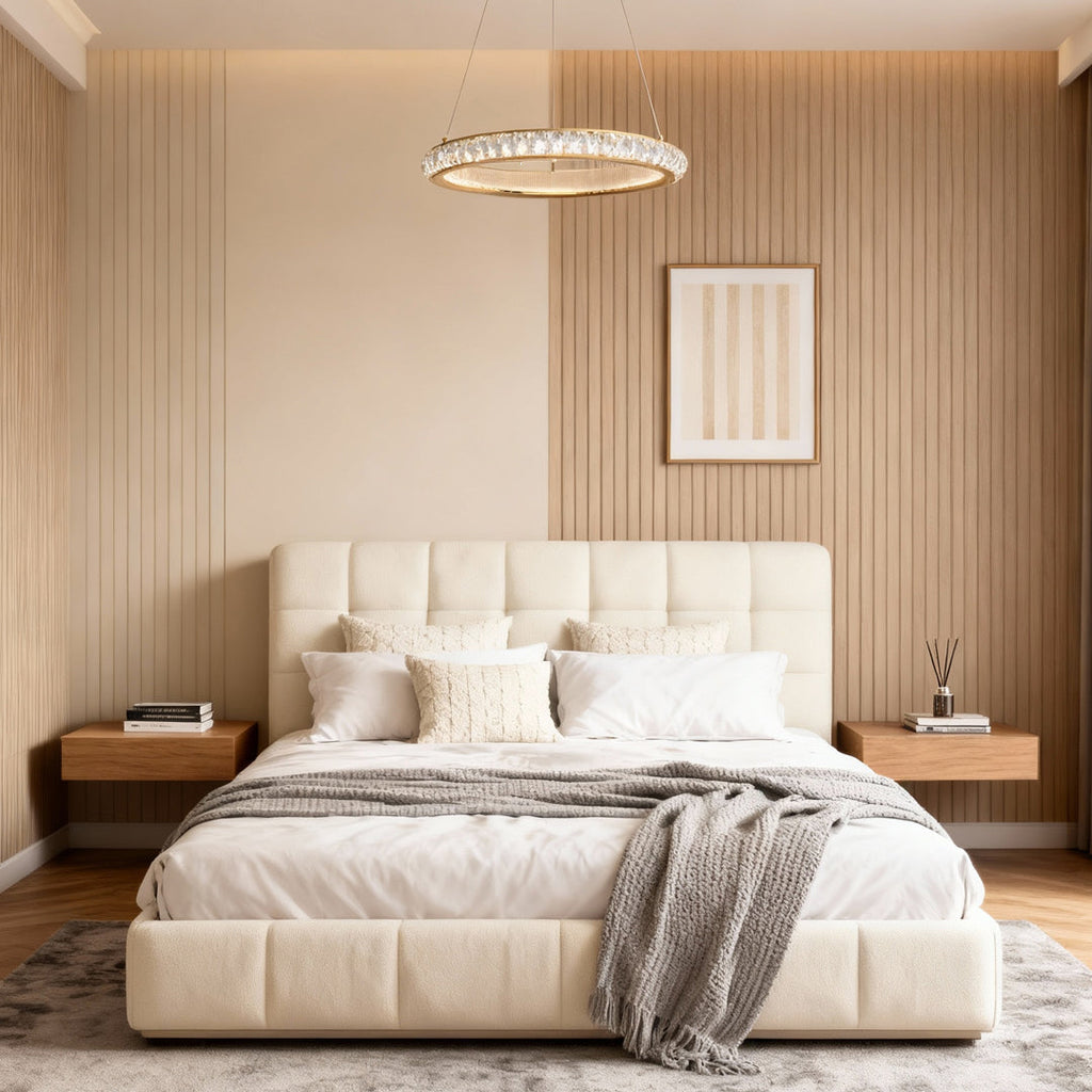 VERITY GILDED CRYSTAL ORB CEILING LUMINAIRE