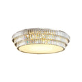 WINDSOR CRYSTAL RAY FLUSH MOUNT LUMINAIRE