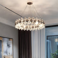 CHARLESTON CRYSTAL RADIANCE 3-TIER DINING CHANDELIER
