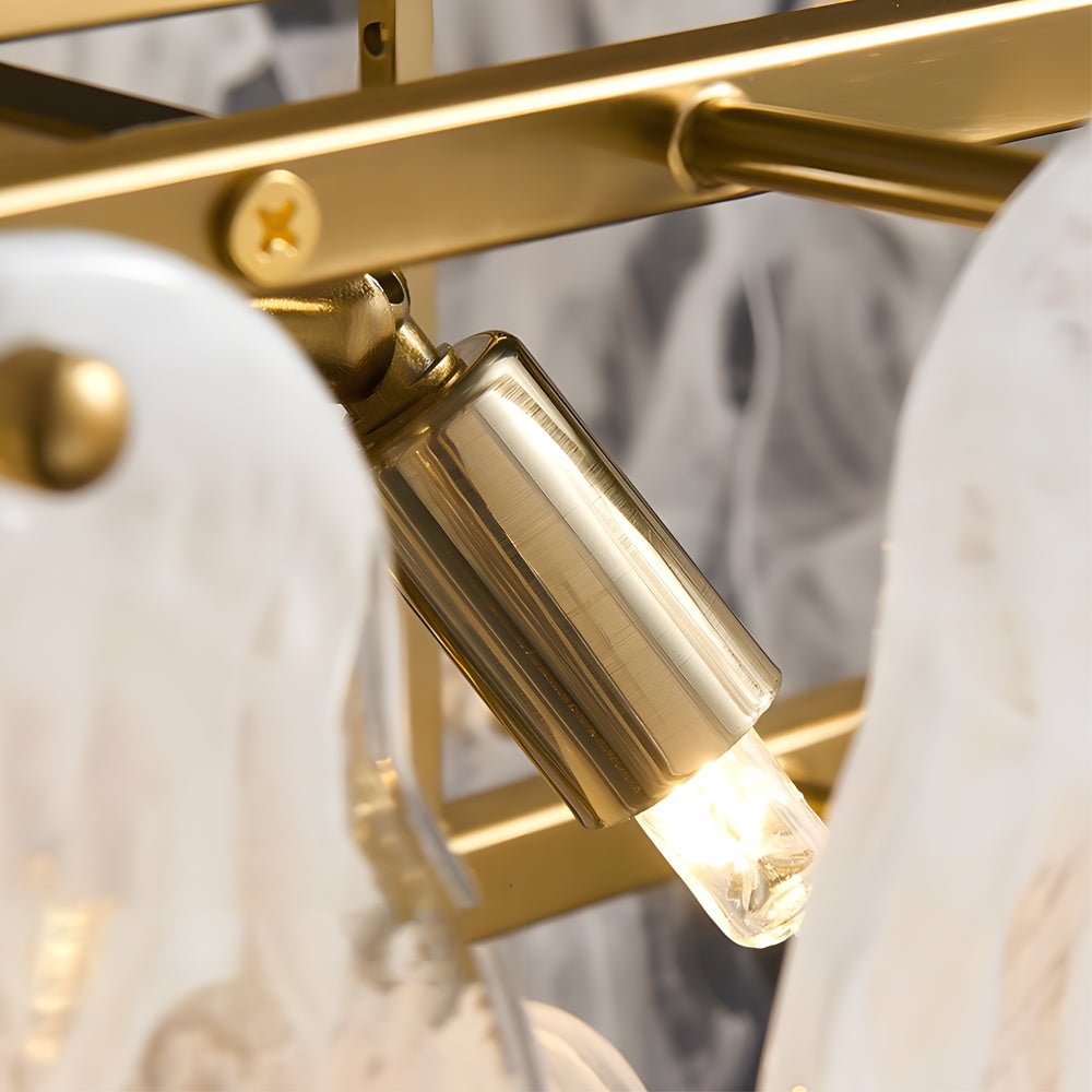 WINDSOR GLASS ORB CHANDELIER WITH TRIPLE DIMMER