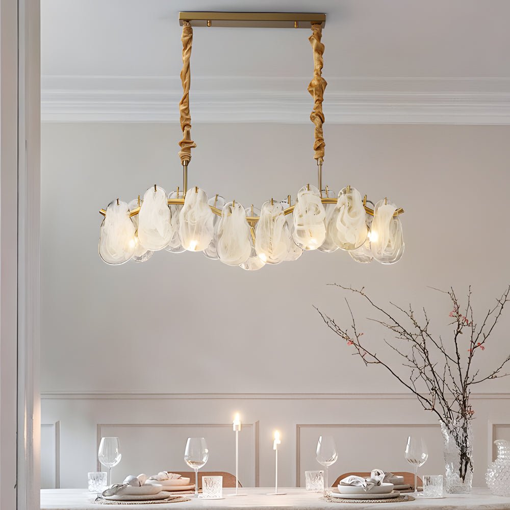WINDSOR GLASS ORB CHANDELIER WITH TRIPLE DIMMER