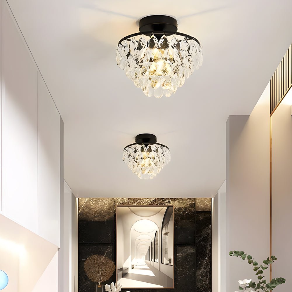 RAVENWOOD CRYSTAL ORB CEILING LANTERN
