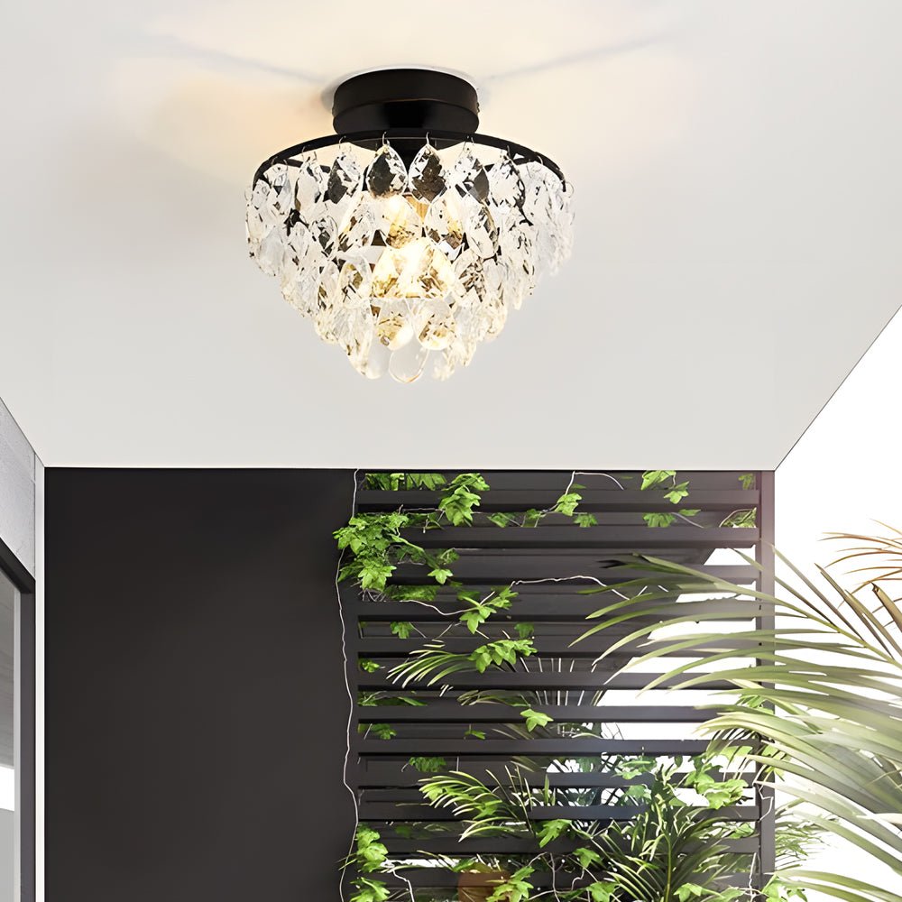 RAVENWOOD CRYSTAL ORB CEILING LANTERN