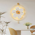 WINTERBOURNE FLORAL CIRCLE LED TIMEPIECE
