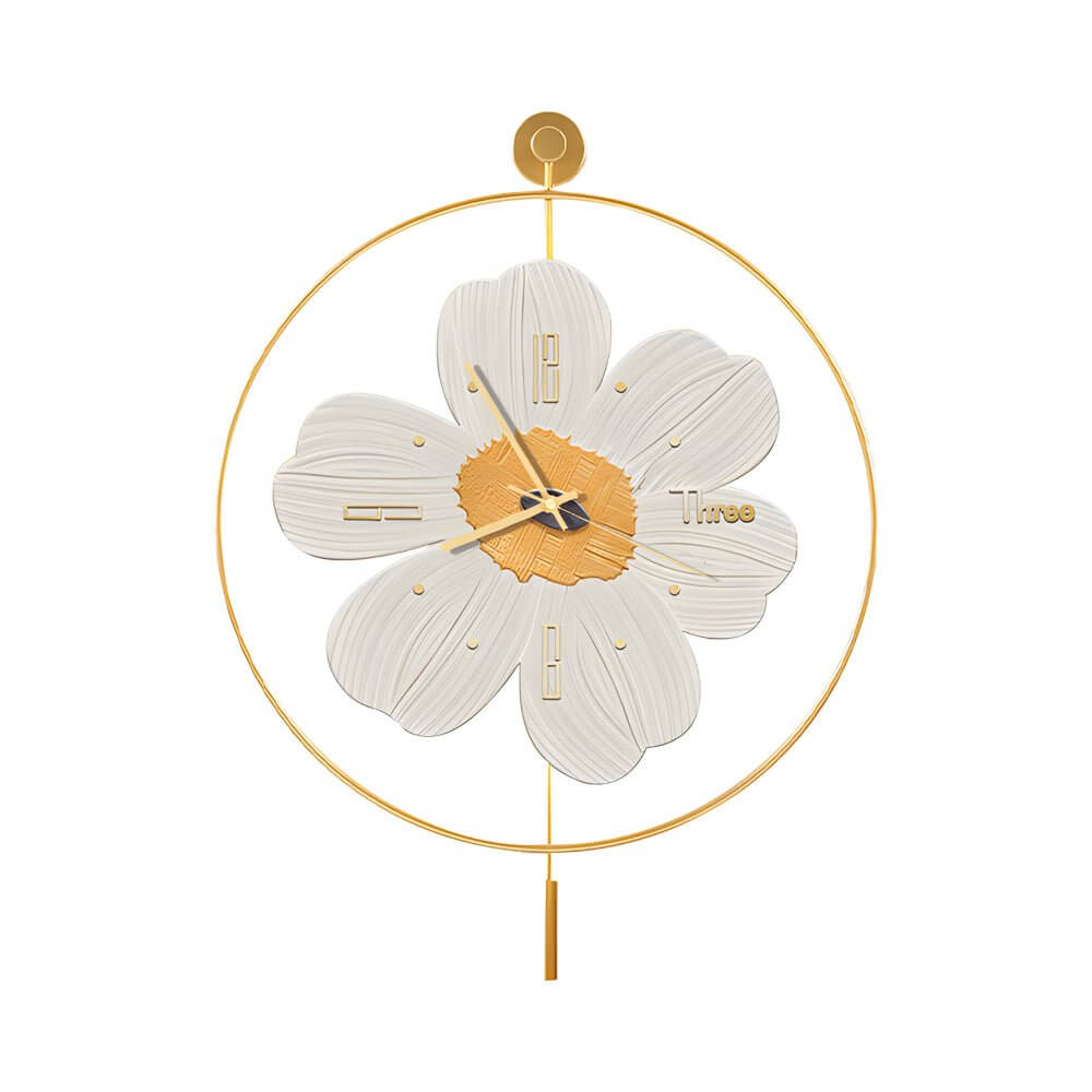 WINTERBOURNE FLORAL CIRCLE LED TIMEPIECE