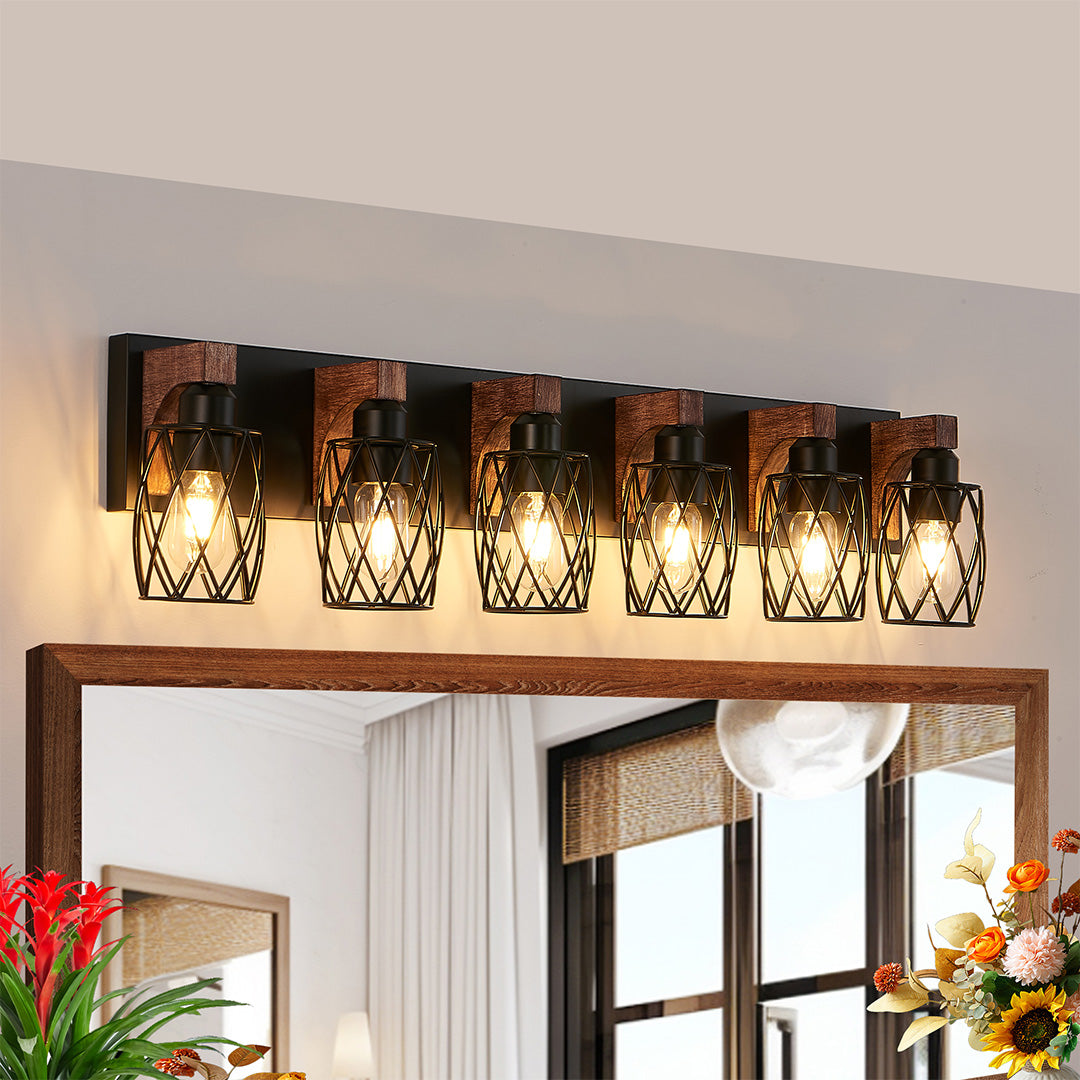 WINCHESTER METAL CAGE BATHROOM LUMINAIRE