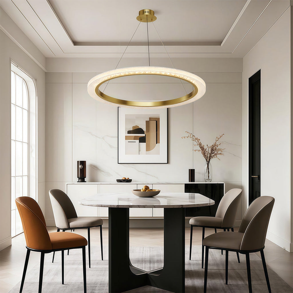 BRACKENDALE MODERN ACRYLIC ROUNDEL CEILING LANTERN