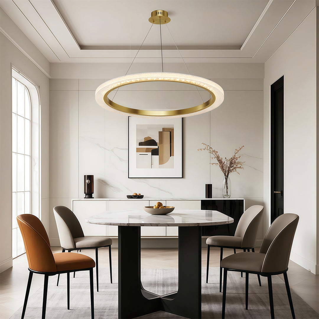 BRACKENDALE MODERN ACRYLIC ROUNDEL CEILING LANTERN
