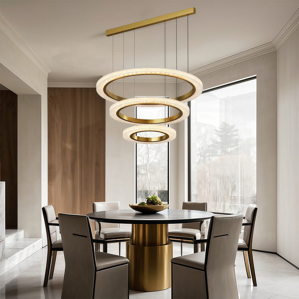 BRACKENDALE MODERN ACRYLIC ROUNDEL CEILING LANTERN