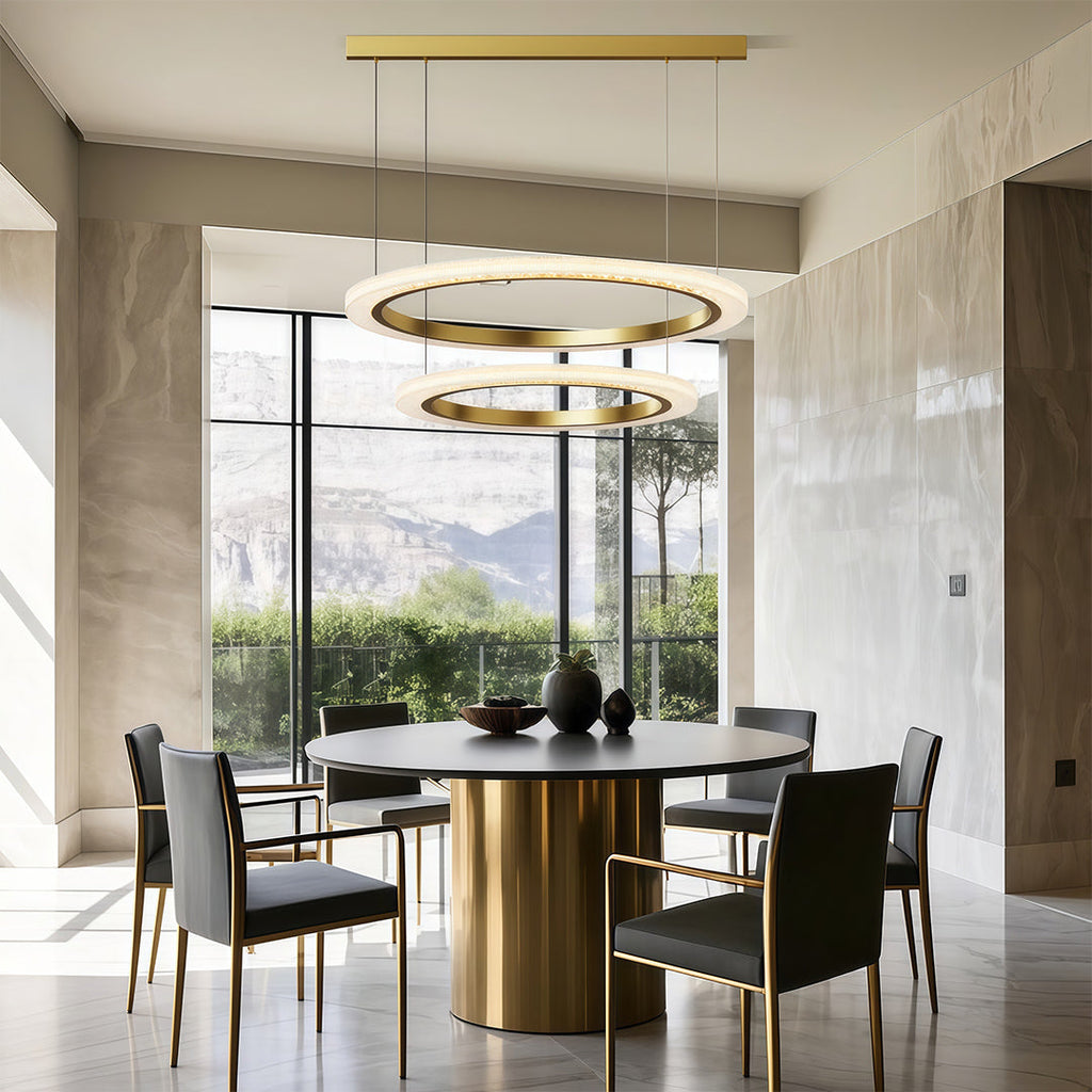 BRACKENDALE MODERN ACRYLIC ROUNDEL CEILING LANTERN
