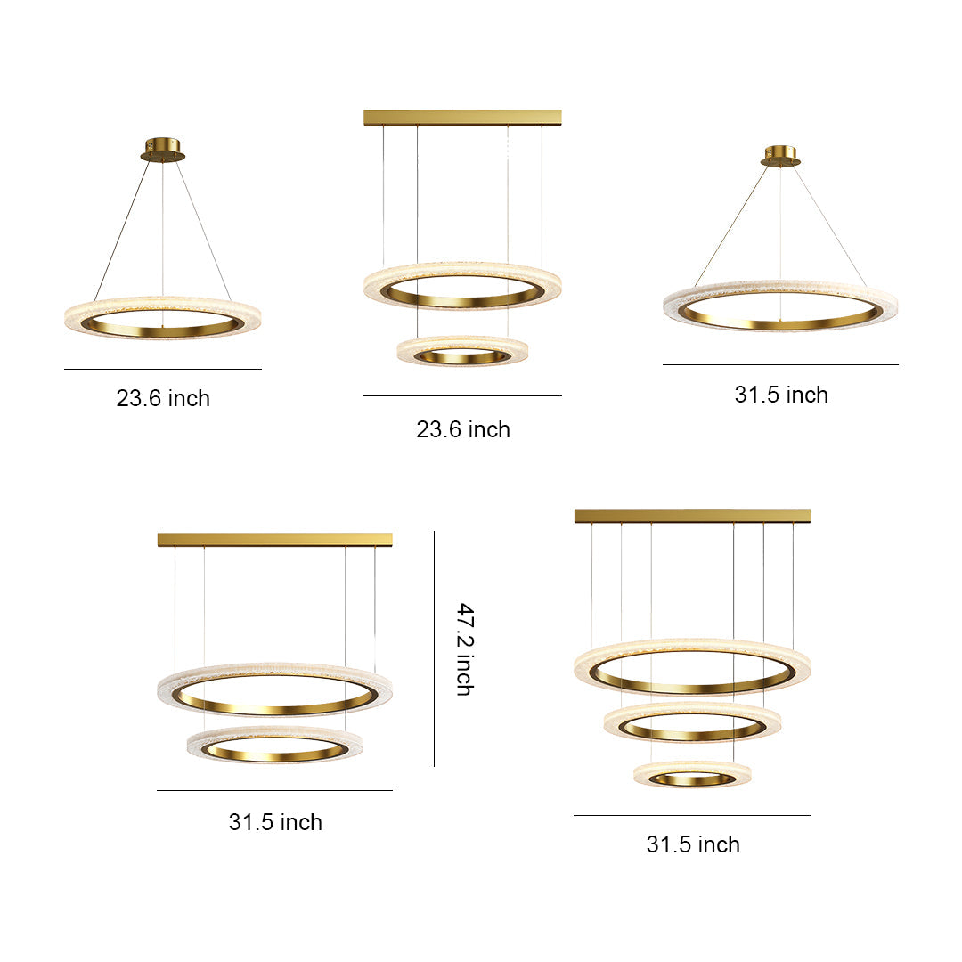 BRACKENDALE MODERN ACRYLIC ROUNDEL CEILING LANTERN