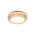 CHARLETON CRYSTAL EMBRACE FLUSH CEILING LANTERN