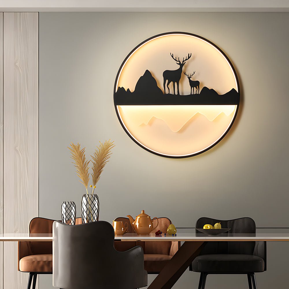WINTHORPE MOUNTAIN VISTA REMOTE-CONTROLLED DIMMABLE OUTDOOR WALL LANTERN
