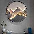 DERBYSHIRE STONE MOUNTAIN LANDSCAPE WALL LAMP