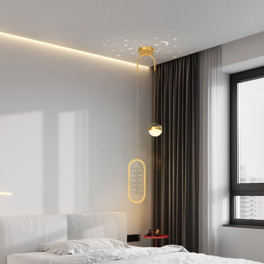 WILLOUGHBY STARSCAPE DIMMABLE PENDANT LIGHT"  
2. "BROMLEY ILLUMINATED OVAL CEILING LANTERN"  
3. "HENLEY COSMIC GLOW NORDIC LIGHTING FIXTURE"  
4. "TAVISTOCK ASTRAL DUSK PENDANT LAMP"  
5. "CAVENDISH MOONLIT OVAL LIGHTING SUSPENSION"  
6. "LAVENDER HILL