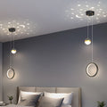 WILLOUGHBY STARLIT CIRCLE PENDANT LAMP"  
2. "HENLEY MOONLIT OVAL DIMMABLE LIGHTING"  
3. "CAVENDISH TRIPLE-SHADE CEILING ILLUMINATOR"  
4. "ALDERSON ARTISAN STAR PROJECTOR PENDANT"  
5. "BRACKENRIDGE RADIANT OVAL HANGING LIGHT