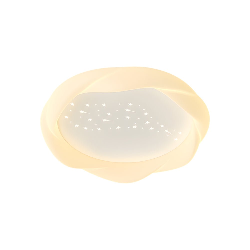 BRAMBLETON MILKY WHITE TRIPLE DIMMING CEILING LANTERN