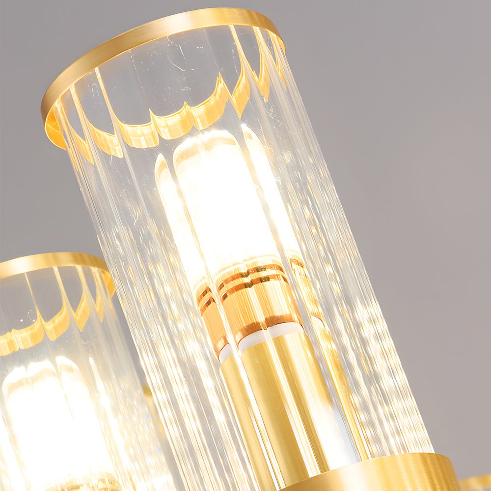 WINTHROP COPPER ORB MOLECULAR CHANDELIER