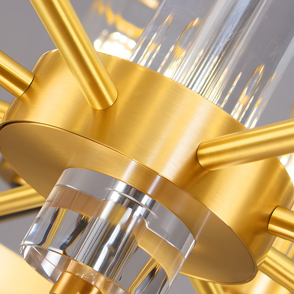 WINTHROP COPPER ORB MOLECULAR CHANDELIER