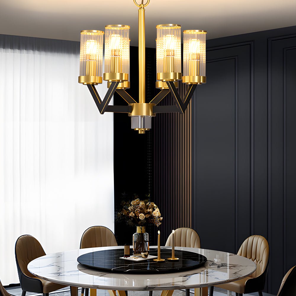WINTHROP COPPER ORB MOLECULAR CHANDELIER