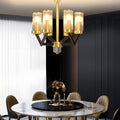 WINTHROP COPPER ORB MOLECULAR CHANDELIER