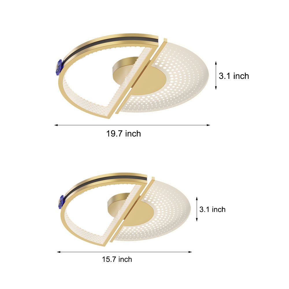 WINTERBOURNE DIMMABLE CIRCULAR LED CEILING LANTERN