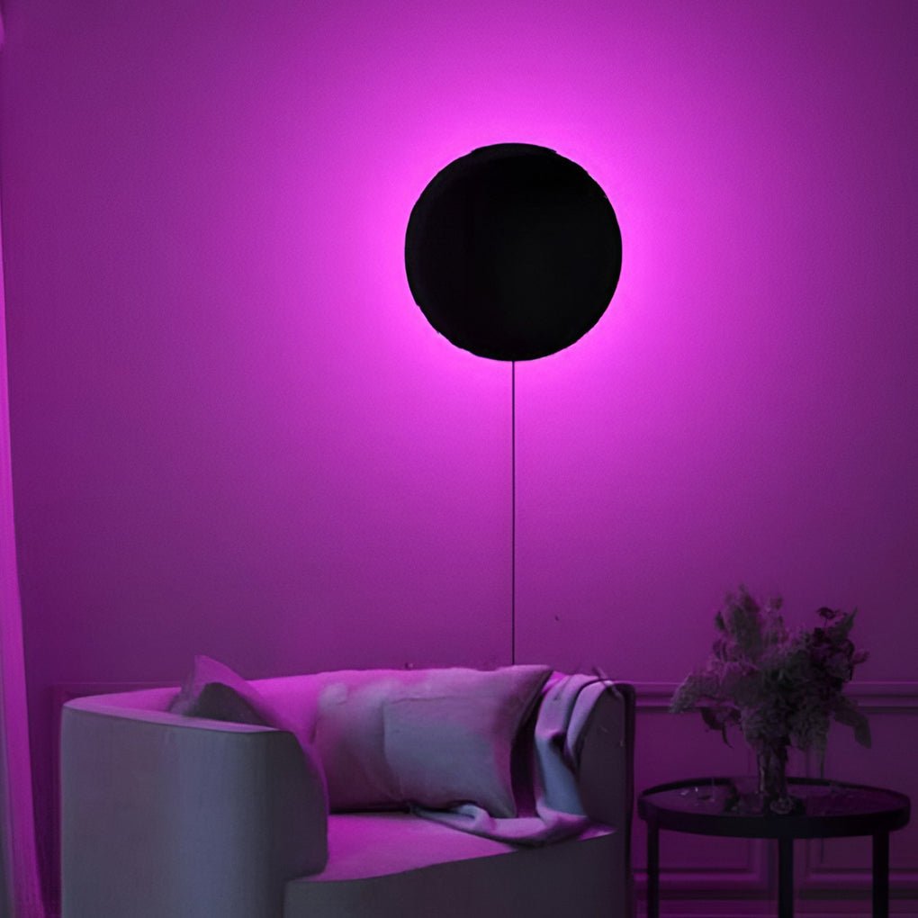 CHARLESTON CIRCULAR RGB WALL SCONCE WITH REMOTE CONTROL