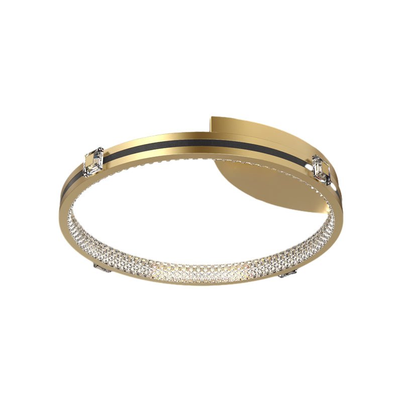 WINDSOR CRYSTAL TRILOGY CEILING LUMINAIRE WITH FOCUS SPOTS
