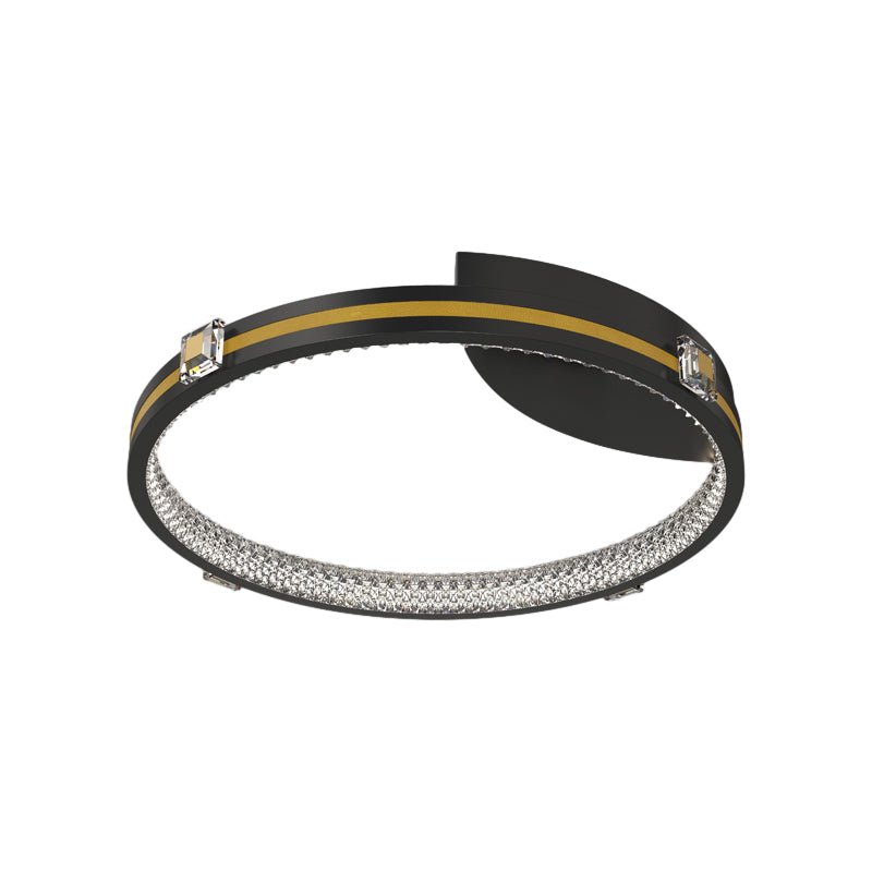 WINDSOR CRYSTAL TRILOGY CEILING LUMINAIRE WITH FOCUS SPOTS