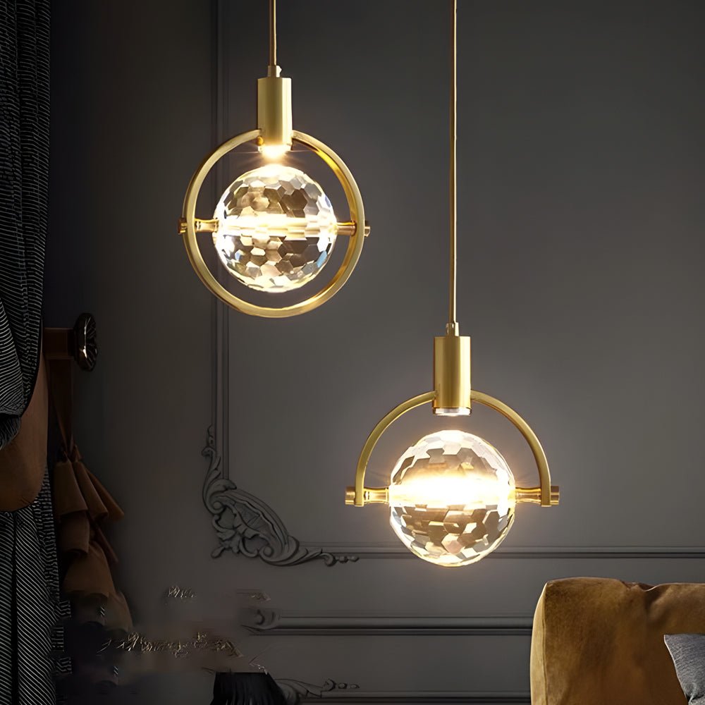 WINDSOR CRYSTAL SEMICIRCLE HANGING LANTERN