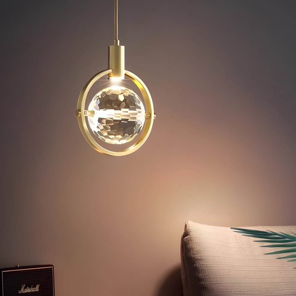 WINDSOR CRYSTAL SEMICIRCLE HANGING LANTERN