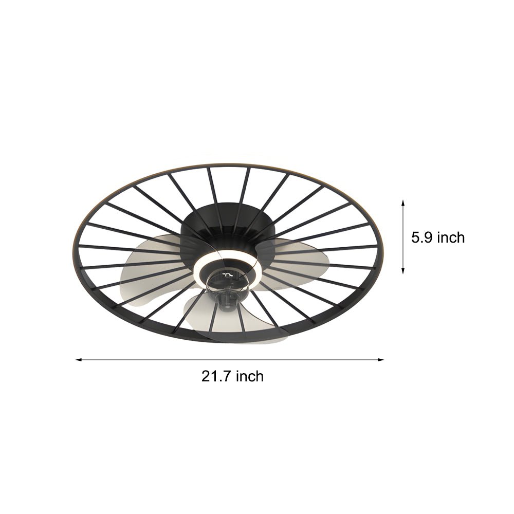 CHATHAM WHISPERING BREEZE TRIO DIMMER CEILING FAN LIGHT