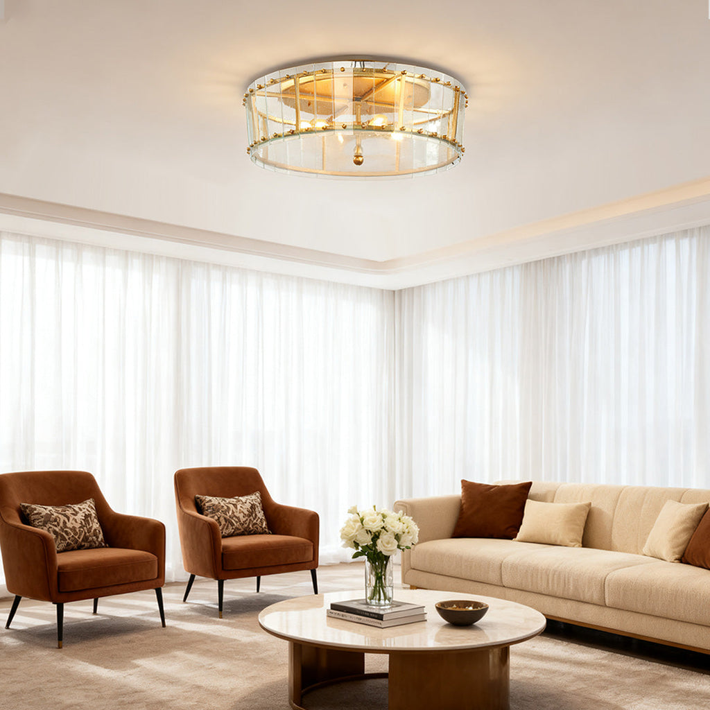 WINDSOR GLEAM ROUND GLASS CEILING LANTERN