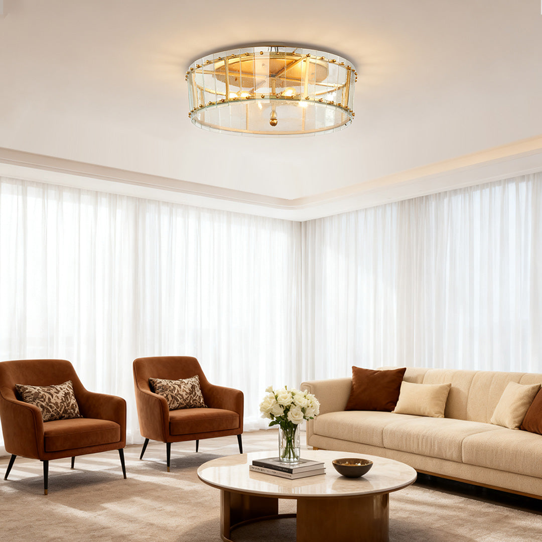 WINDSOR GLEAM ROUND GLASS CEILING LANTERN