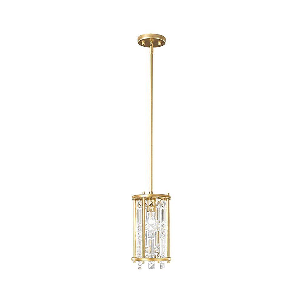 ASTONIA CRYSTAL-DRAPED GEOMETRIC CHANDELIER