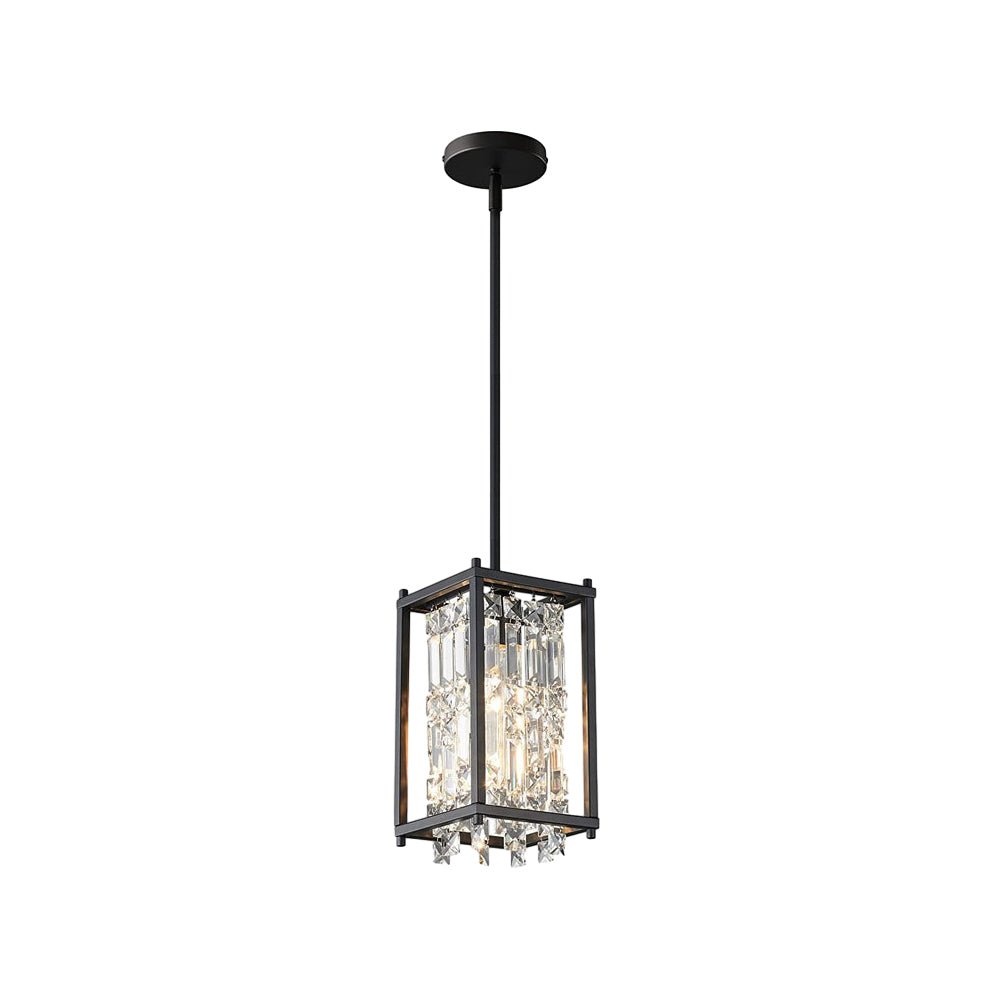 ASTONIA CRYSTAL-DRAPED GEOMETRIC CHANDELIER